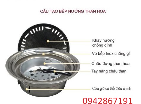 Bếp nướng than hoa Việt Nam chất lượng giá rẻ tại Hà Nội 