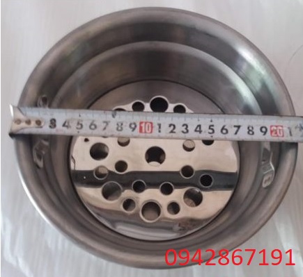 Chiều ngang âu đựng than bếp nướng than hoa