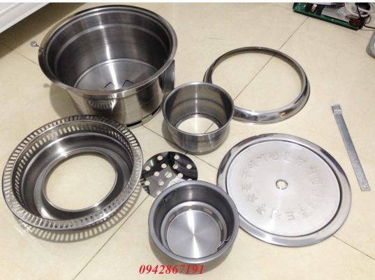 Cấu tạo bếp nướng than hoa âm bàn không khói hút âm Cấu tạo bếp nướng than hoa âm bàn không khói hút âm