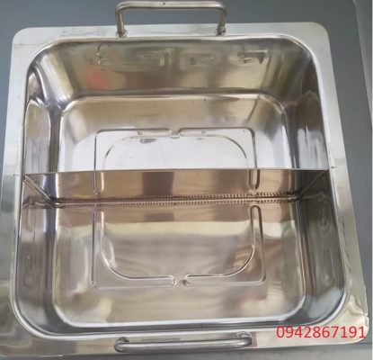 Mua nồi lẩu inox 2 ngăn vuông giá rẻ nhất ở đâu Vĩnh Phúc