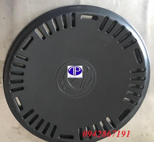Mặt sau vỉ gang chống dính mặt trơn Mặt sau vỉ gang chống dính mặt trơn