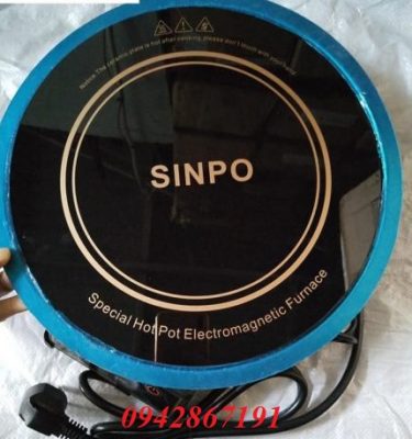 Bếp lẩu từ âm bàn tròn Sinpo kèm vành đỡ bếp inox giá tốt nhất
