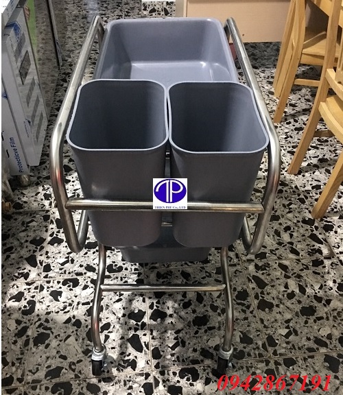 Xe đẩy thức ăn thừa giá rẻ 