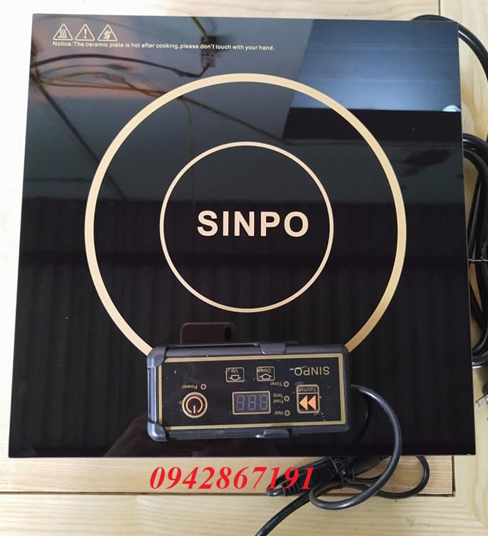 Bếp lẩu từ âm bàn vuông nhà hàng Sinpo giá rẻ tại Trà Vinh