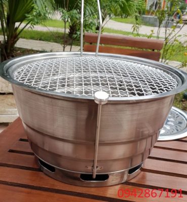 Bếp lẩu nướng than hoa âm bàn cho nhà hàng tại Ninh Bình Bếp lẩu nướng than hoa âm bàn cho nhà hàng tại Ninh Bình