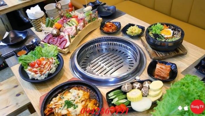 Cung cấp bếp nướng than hoa âm bàn cho nhà hàng tại Hà Nội