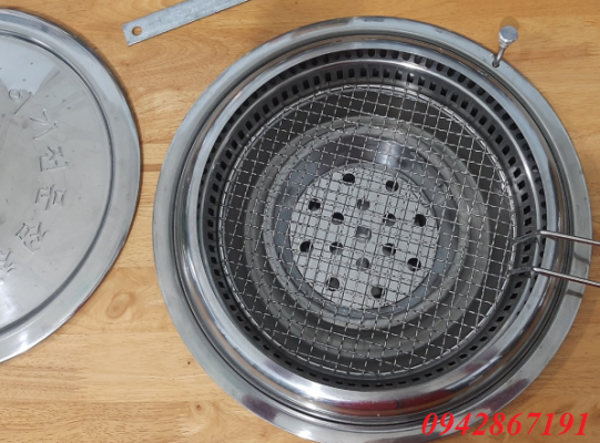 Bếp lẩu nướng than hoa âm bàn cho nhà hàng tại Ninh Bình Bếp lẩu nướng than hoa âm bàn cho nhà hàng tại Ninh Bình