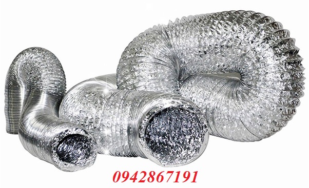 Giá bán ống gió bạc mềm ống hút khói bếp nướng tại Ninh Bình