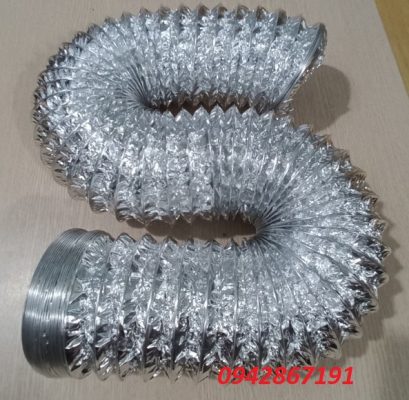 Ống bạc mềm ống gió mềm D100 giá rẻ tại Hà Nội