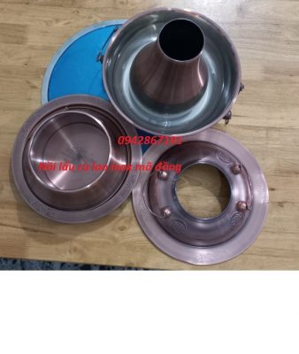 Nồi lẩu cù lao inox mạ đồng giá rẻ tại Hồ Chí Minh